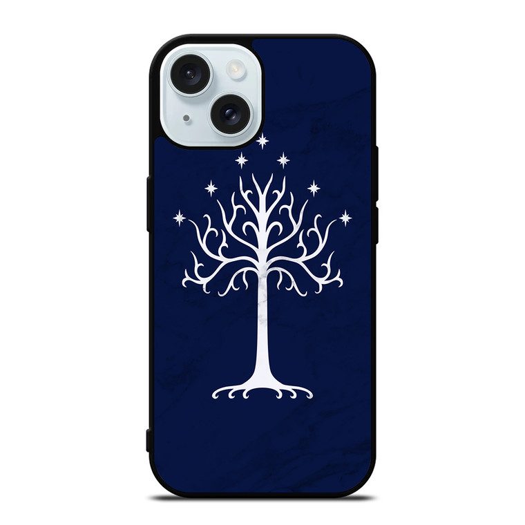 TREE OF GONDOR MARBLE LOGO iPhone 15 Case Cover