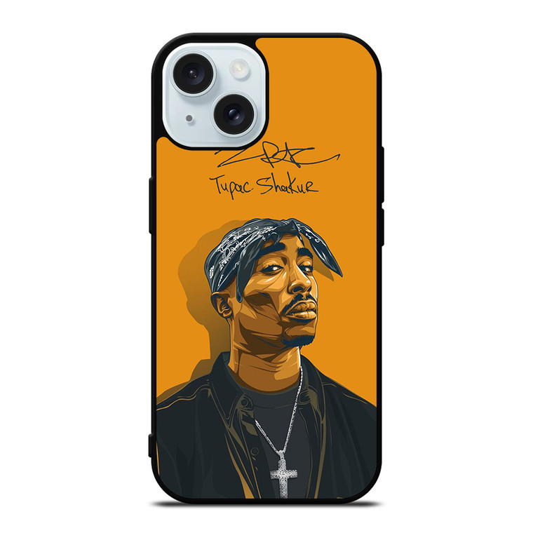 TUPAC SHAKUR SIGN iPhone 15 Case Cover