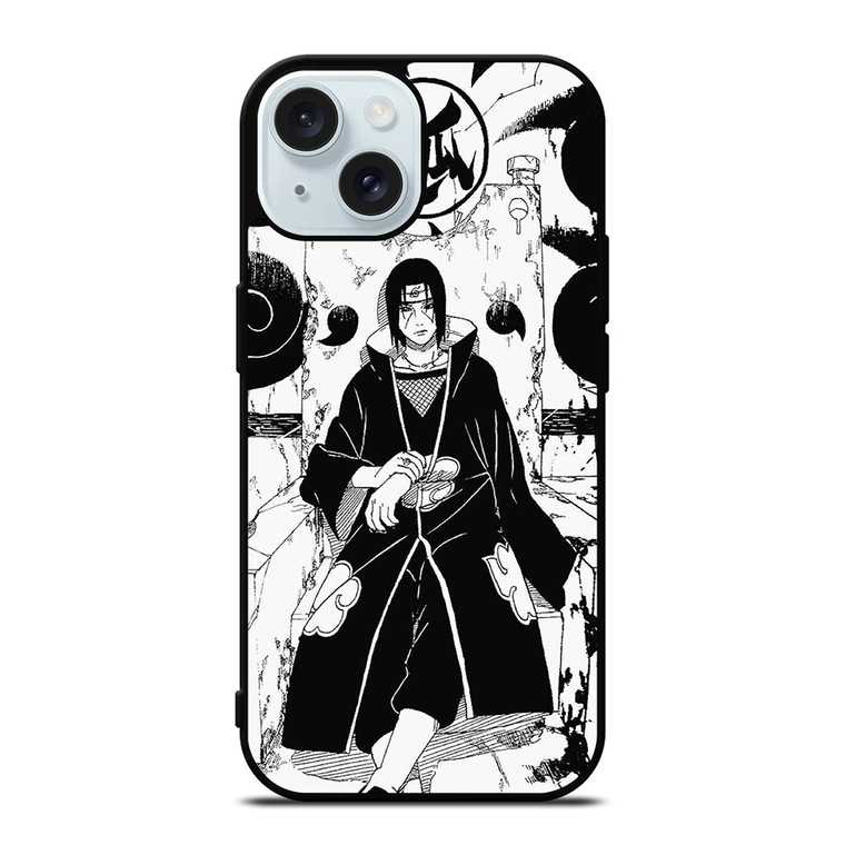 UCHIHA ITACHI NARUTO ANIME iPhone 15 Case Cover