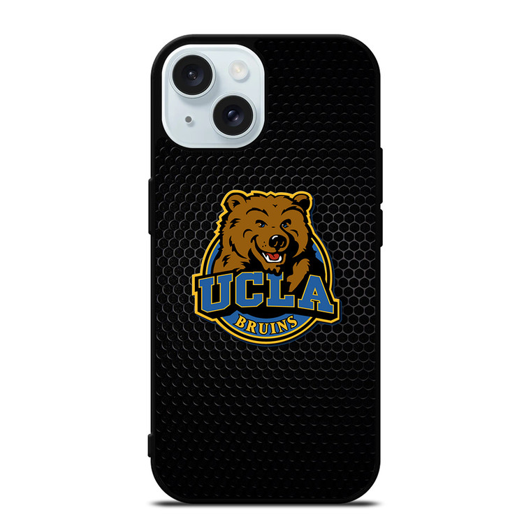 UCLA BRUINS METAL LOGO iPhone 15 Case Cover