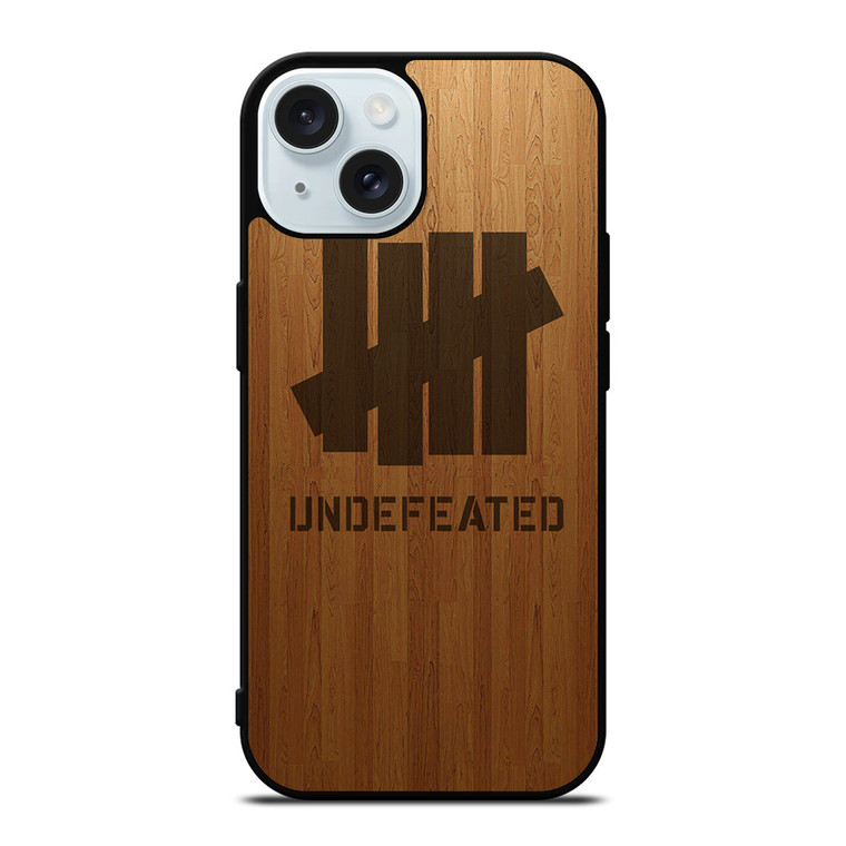 UNDEFEATED WOODEN iPhone 15 Case Cover