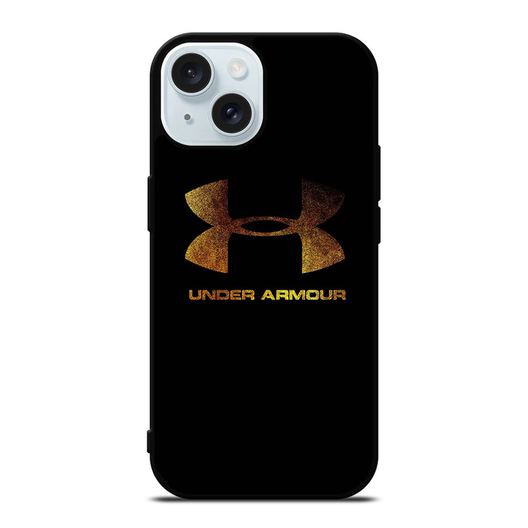UNDER ARMOUR GOLD LOGO iPhone 15 Case Cover