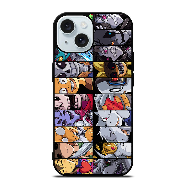 UNDERTALE BATTLE CHARACTER iPhone 15 Case Cover