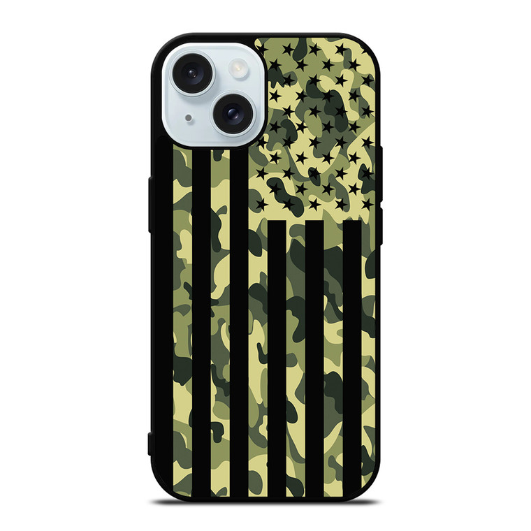 USA ARMY CAMO iPhone 15 Case Cover