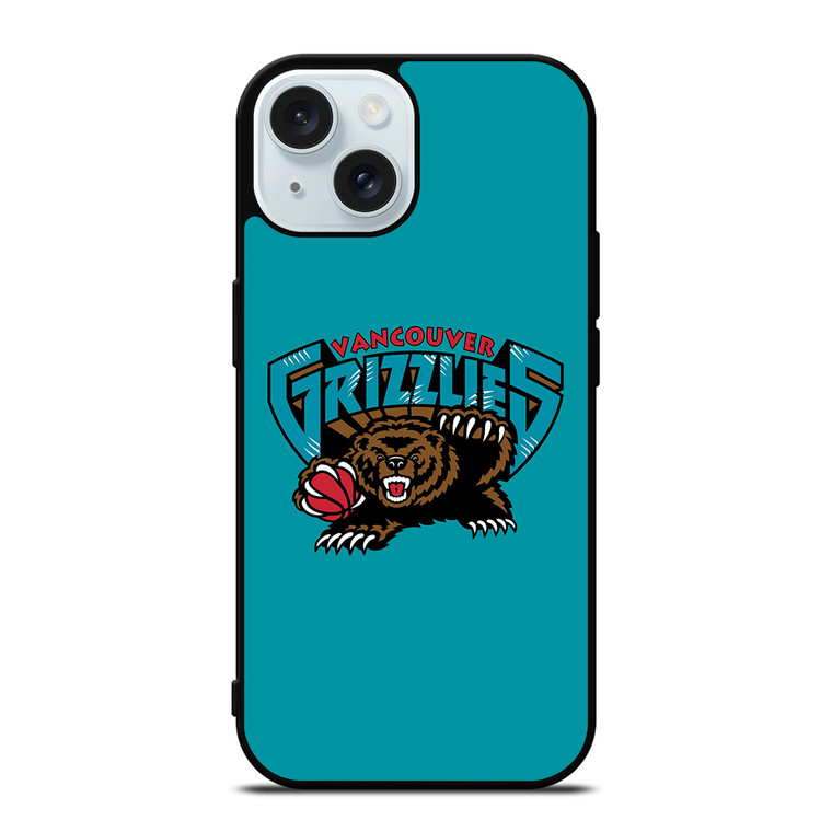 VANCOUVER GRIZZLIES LOGO iPhone 15 Case Cover VANCOUVER GRIZZLIES LOGO iPhone 15 Case Cover