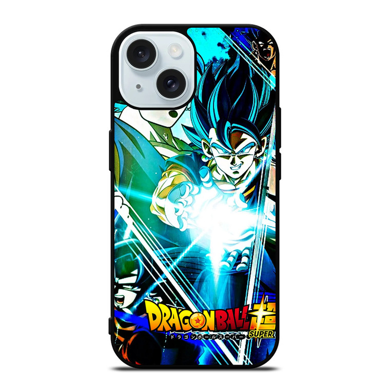 VEGITO BLUE SUPER SAIYAN COLLAGE iPhone 15 Case Cover