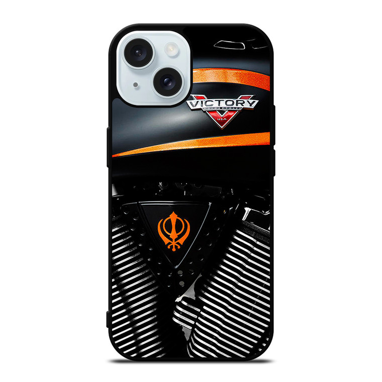 VICTORY MOTORCYCLES TEAM iPhone 15 Case Cover