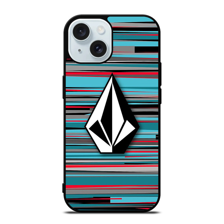 VOLCOM STRIPE LOGO iPhone 15 Case Cover