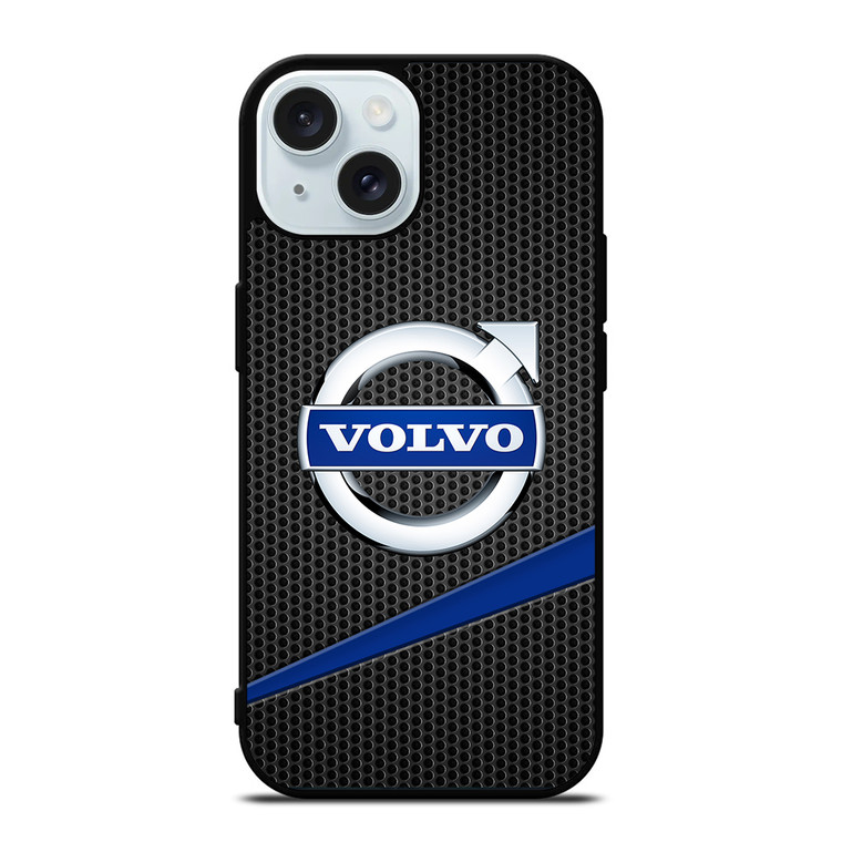 VOLVO CAR LOGO METAL 2 iPhone 15 Case Cover