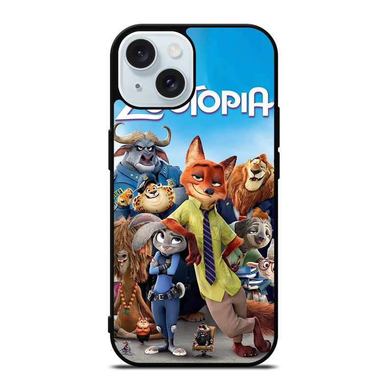 ZOOTOPIA CHARACTER iPhone 15 Case Cover