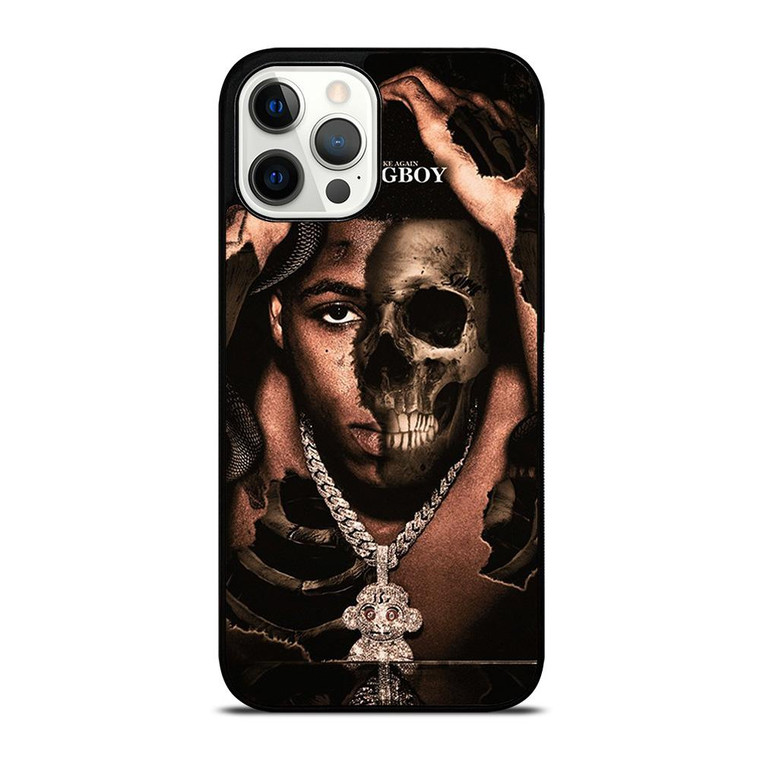 YOUNGBOY NBA RAPPER SKULL iPhone 12 Pro Max Case Cover