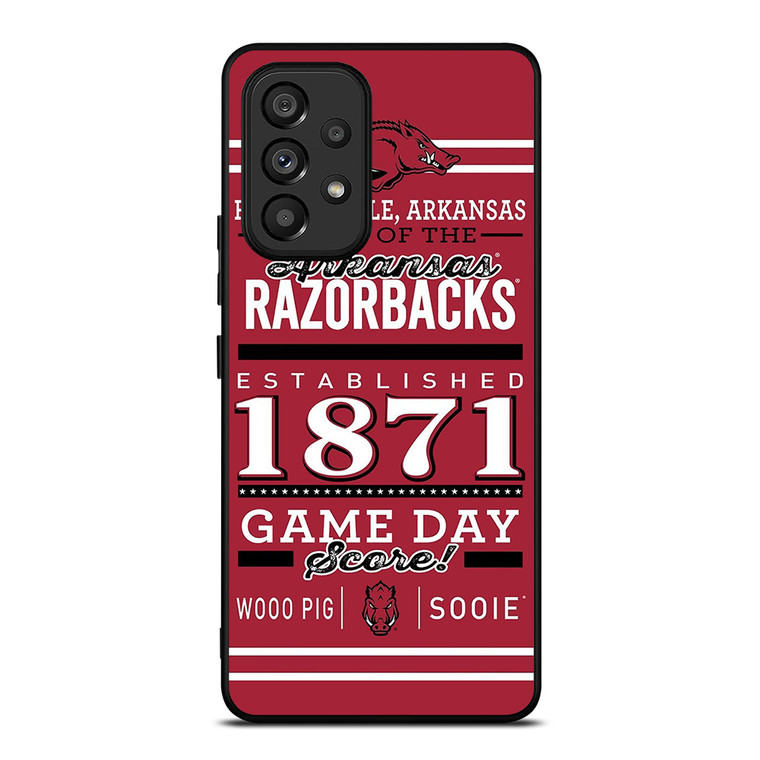 ARKANSAS RAZORBACKS 1871 Samsung Galaxy A53 5G Case Cover