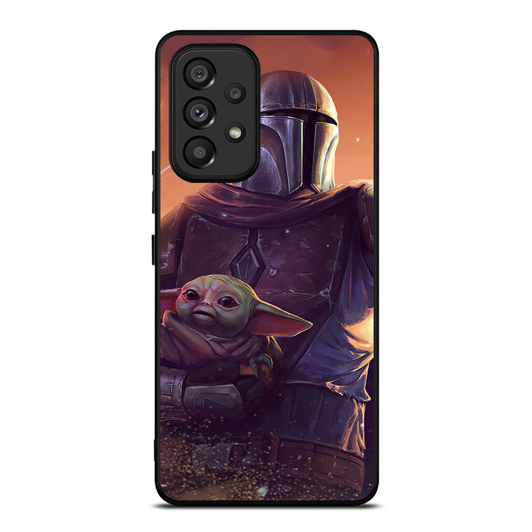 BABY YODA AND THE MANDALORIAN 1 Samsung Galaxy A53 5G Case Cover