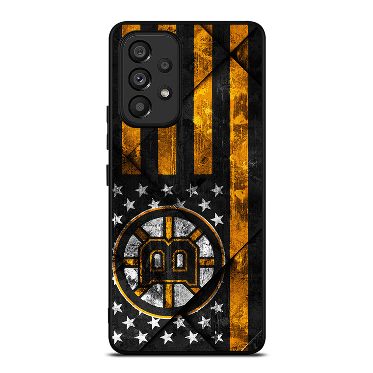 BOSTON BRUINS BLACK AND GOLD Samsung Galaxy A53 5G Case Cover