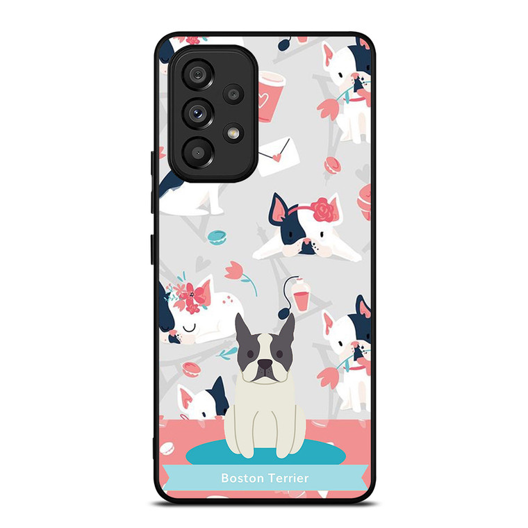 BOSTON TERRIER DOG 1 Samsung Galaxy A53 5G Case Cover