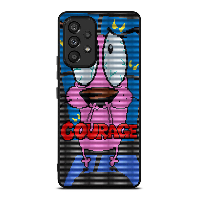COURAGE THE COWARDLY DOG SCARED Samsung Galaxy A53 5G Case Cover
