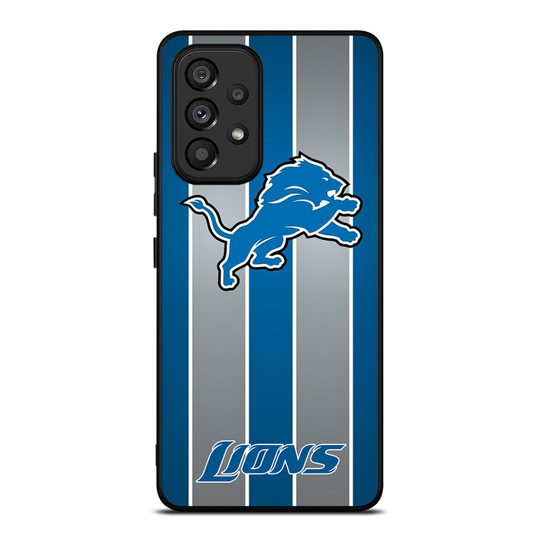 DETROIT LIONS STRIPE Samsung Galaxy A53 5G Case Cover