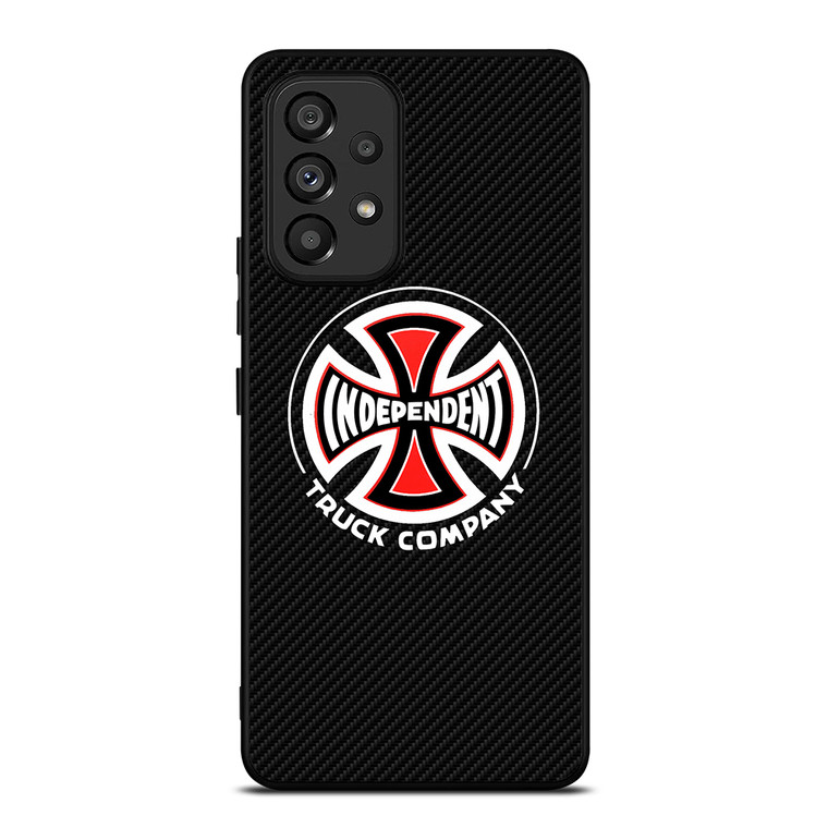 INDEPENDENT TRUCK COMPANY LOGO CARBON Samsung Galaxy A53 5G Case Cover