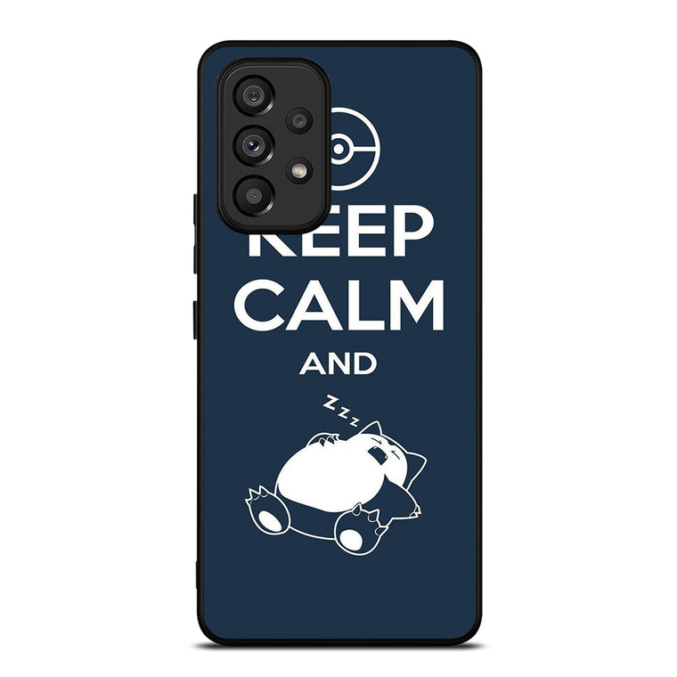 KEEP CALM SNORLAX Samsung Galaxy A53 5G Case Cover
