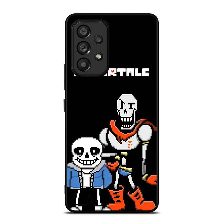 PAPYRUS AND SANS UNDERTALE 8BIT Samsung Galaxy A53 5G Case Cover