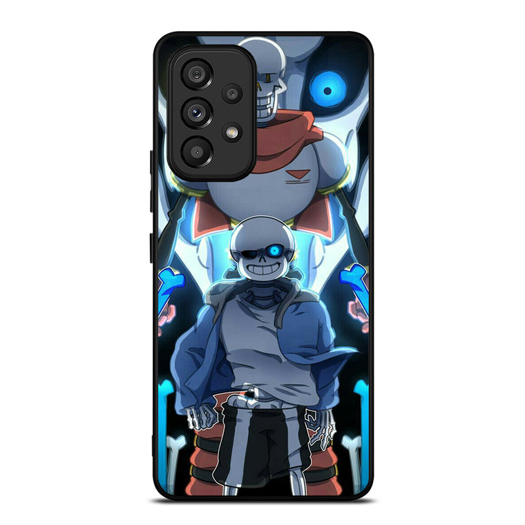 PAPYRUS AND SANS UNDERTALE SKULL Samsung Galaxy A53 5G Case Cover