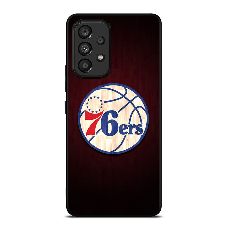 PHILADELPHIA 76ERS WOODEN LOGO Samsung Galaxy A53 5G Case Cover