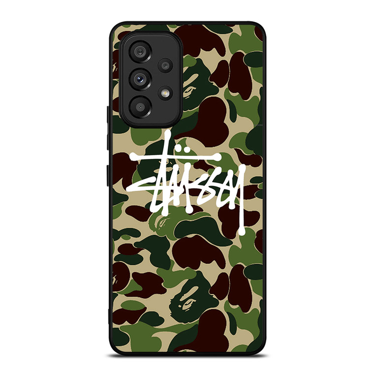 STUSSY BAPE CAMO Samsung Galaxy A53 5G Case Cover