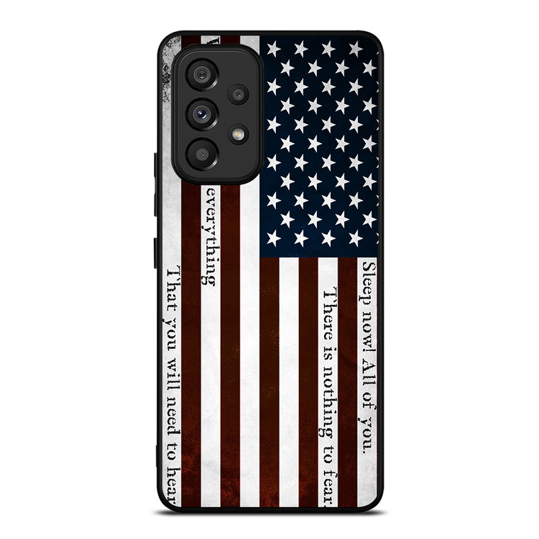 USA RED QUOTES Samsung Galaxy A53 5G Case Cover
