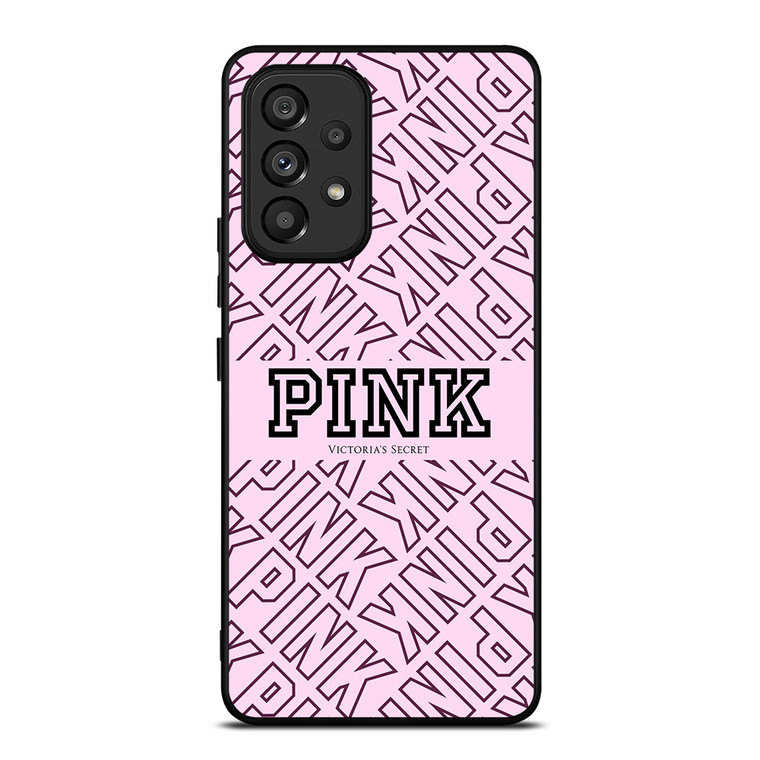 VICTORIA'S SECRET PINK LOGO PATTERN Samsung Galaxy A53 5G Case Cover
