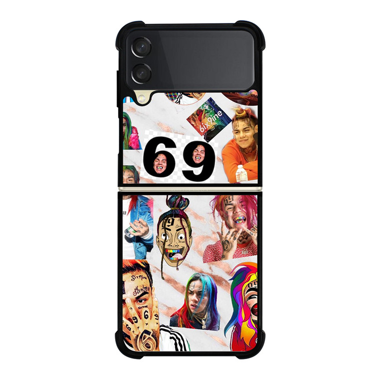 6IX9INE RAPPER COLLAGE Samsung Galaxy Z Flip 3 5G Case Cover