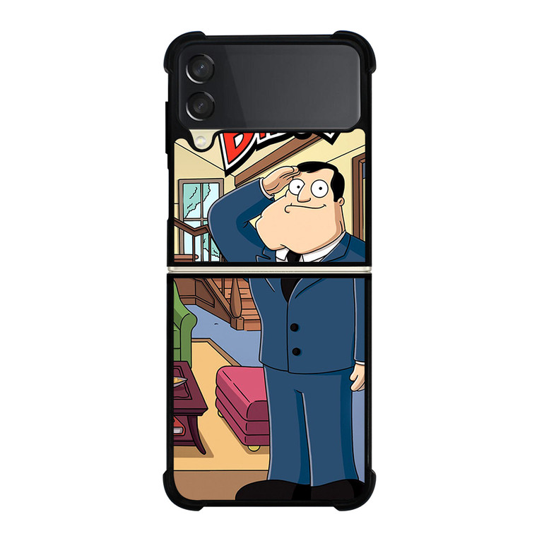 AMERICAN DAD CARTOON 2 Samsung Galaxy Z Flip 3 5G Case Cover