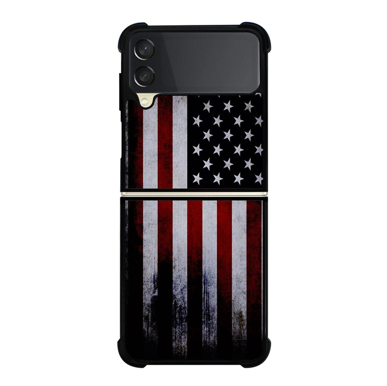 AMERICAN FLAG ART Samsung Galaxy Z Flip 3 5G Case Cover