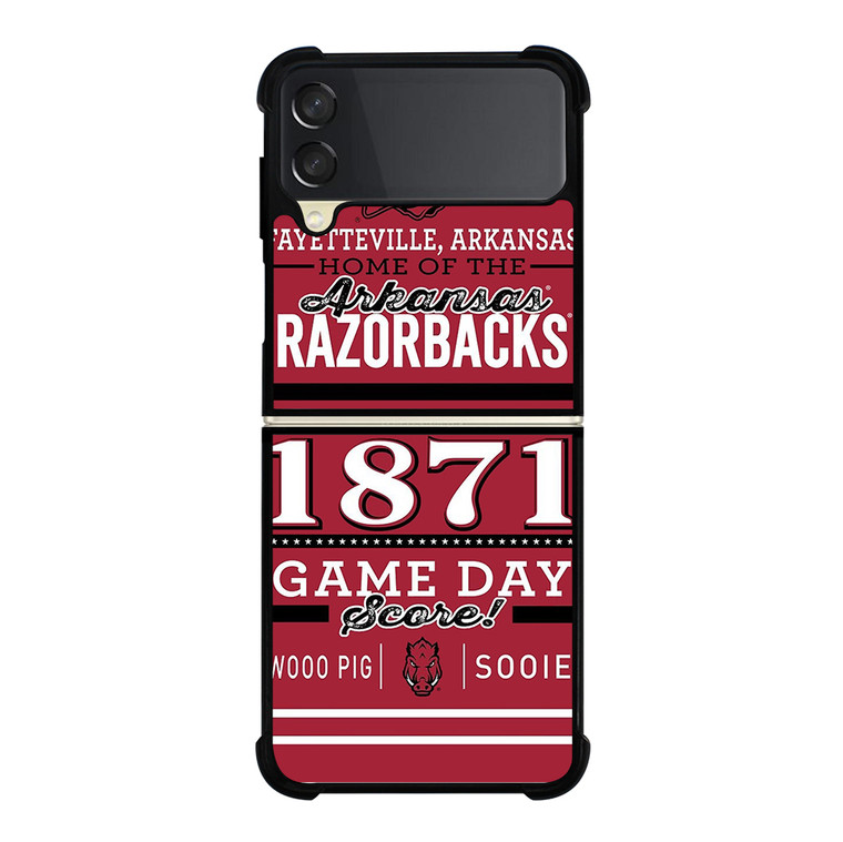 ARKANSAS RAZORBACKS 1871 Samsung Galaxy Z Flip 3 5G Case Cover