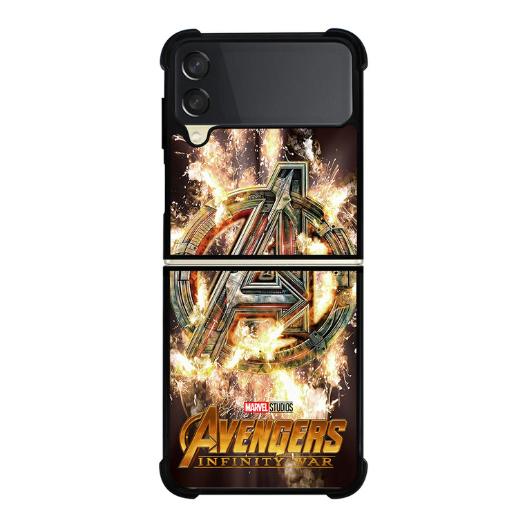 AVENGERS INFINITY WAR LOGO Samsung Galaxy Z Flip 3 5G Case Cover