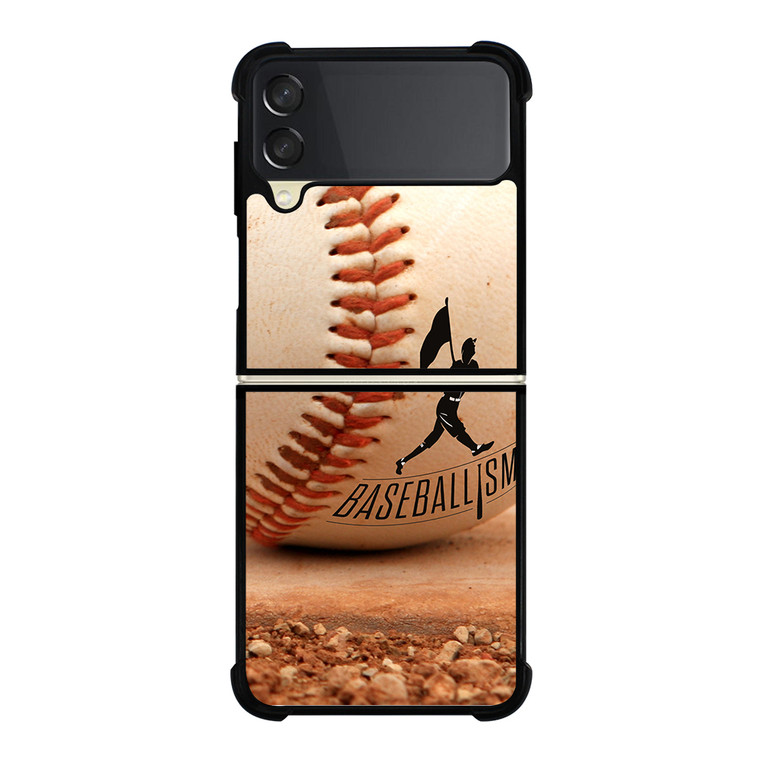 BASEBALL BASEBALLISM Samsung Galaxy Z Flip 3 5G Case Cover