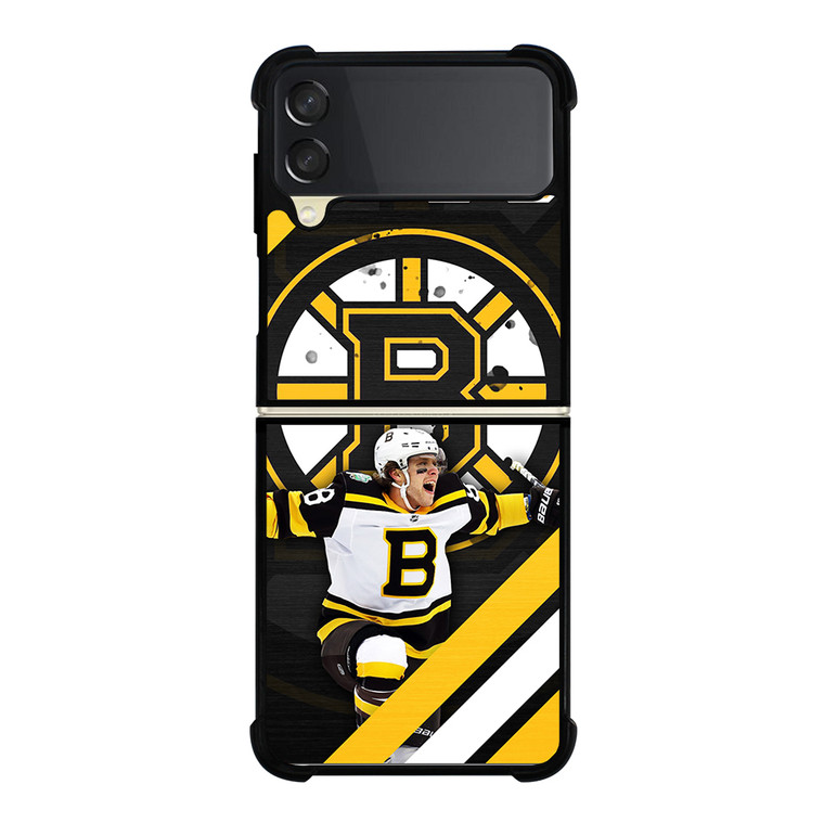 BOSTON BRUINS DAVID PASTRNAK 88 Samsung Galaxy Z Flip 3 5G Case Cover