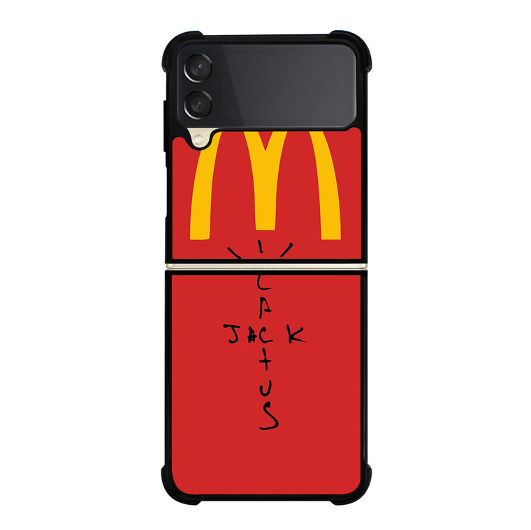 CACTUS JACK TRAVIS SCOTT MCDONALD'S LOGO Samsung Galaxy Z Flip 3 5G Case Cover
