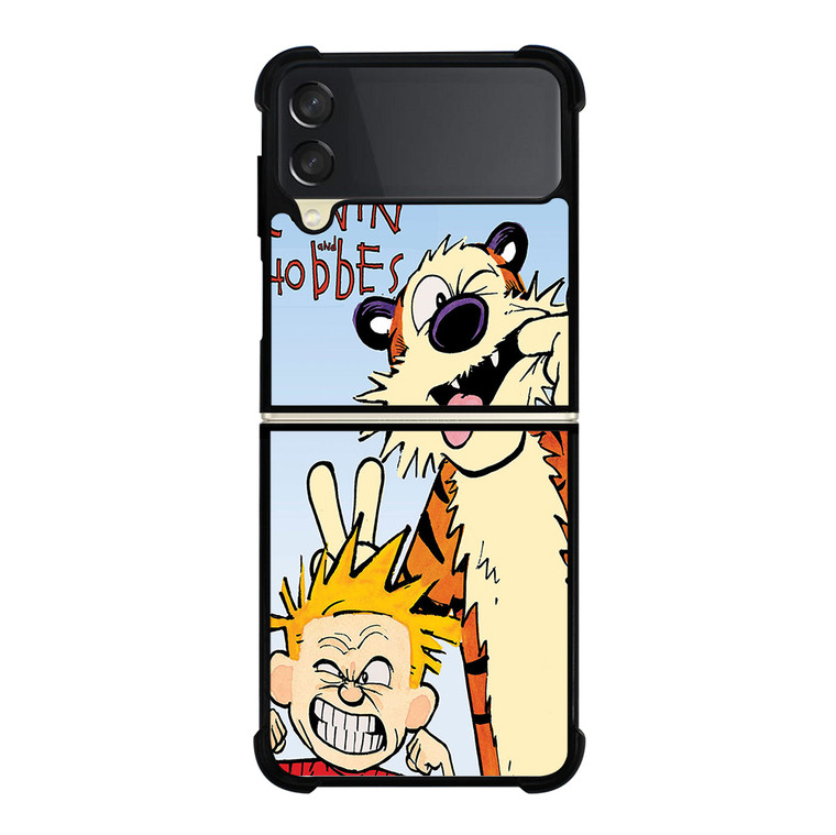 CALVIN AND HOBES Samsung Galaxy Z Flip 3 5G Case Cover