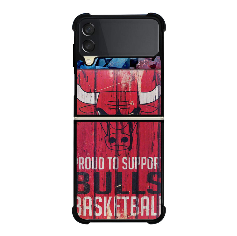 CHICAGO BULLS PROUD Samsung Galaxy Z Flip 3 5G Case Cover