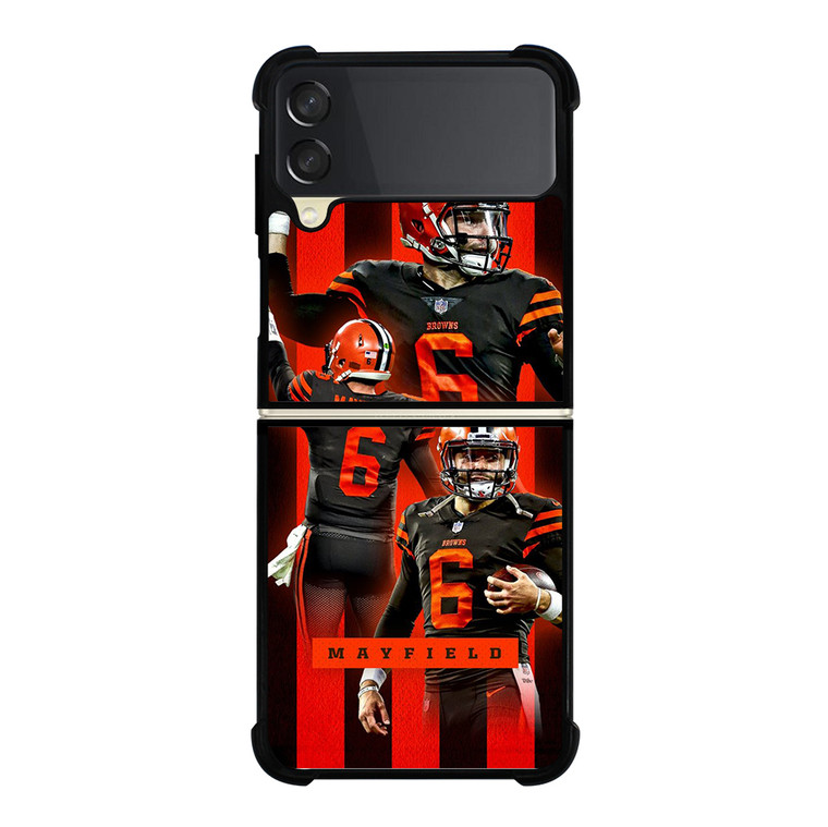 CLEVELAND BROWNS BAKER MAYFIELD 6 Samsung Galaxy Z Flip 3 5G Case Cover