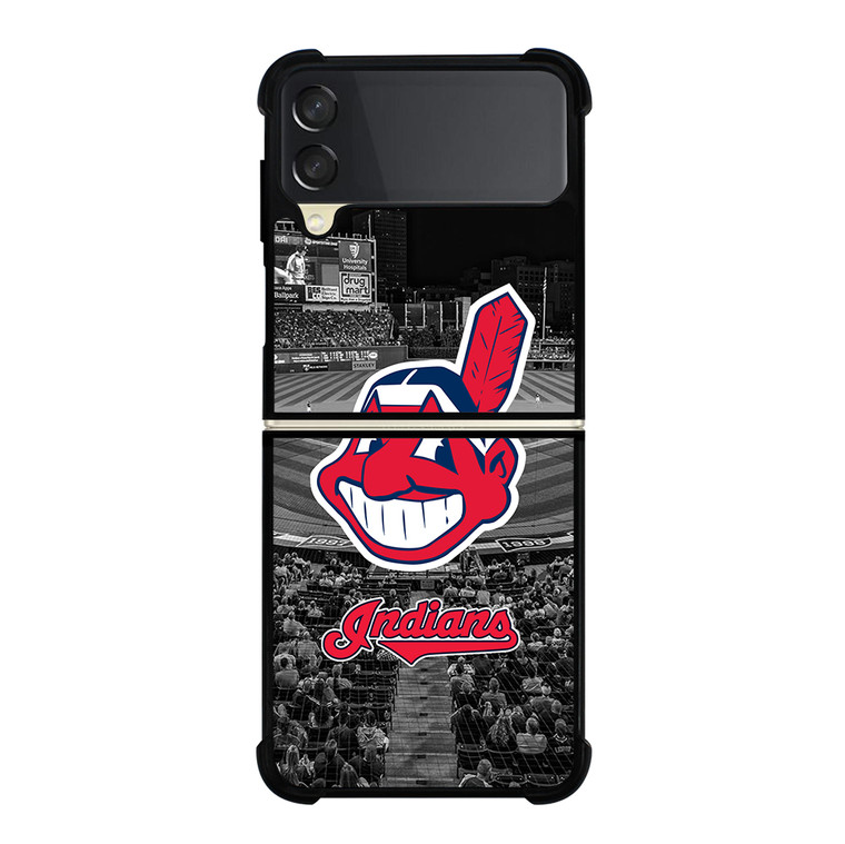 CLEVELAND INDIANS MLB ICON Samsung Galaxy Z Flip 3 5G Case Cover