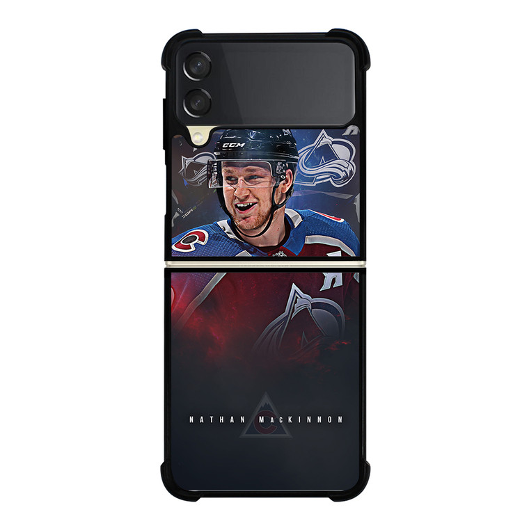 COLORADO AVALANCHE NATHAN MACKINNON Samsung Galaxy Z Flip 3 5G Case Cover