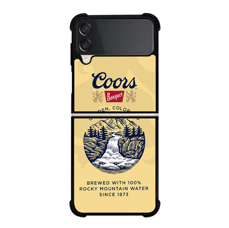 COORS BANQUET BEER LOGO Samsung Galaxy Z Flip 3 5G Case Cover