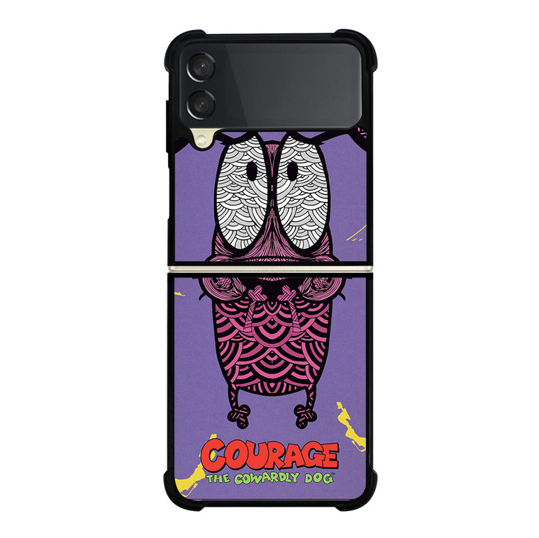 COURAGE THE COWARDLY DOG FEAR Samsung Galaxy Z Flip 3 5G Case Cover