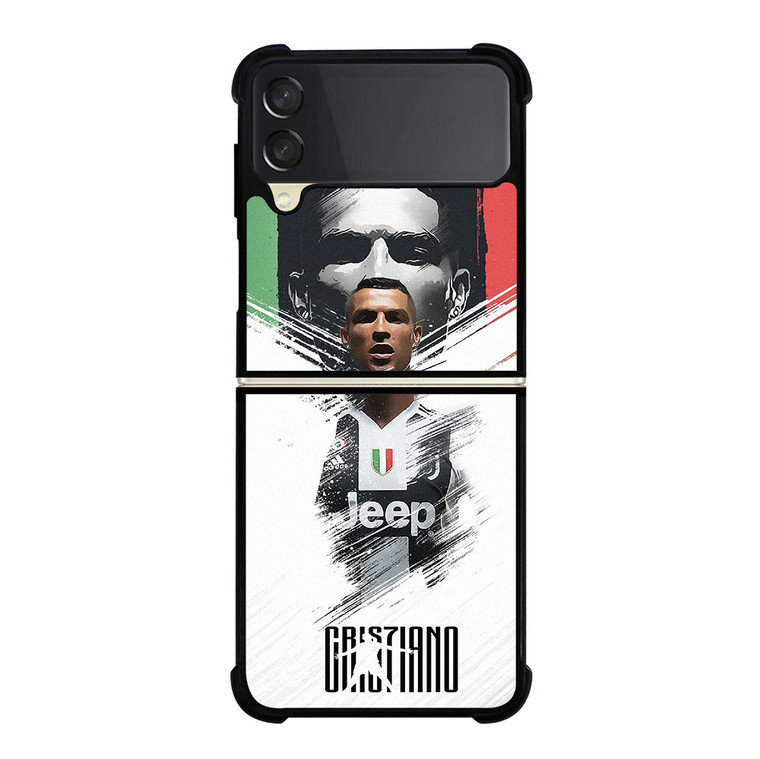 CRISTIANO RONALDO JUVE 3 Samsung Galaxy Z Flip 3 5G Case Cover