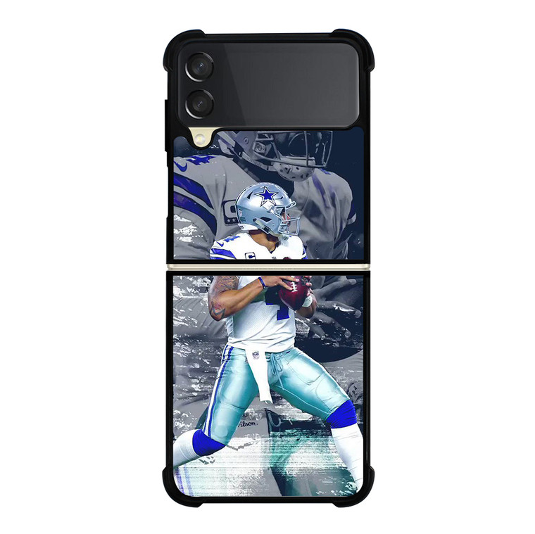 DAK PRESCOTT THE COWBOYS Samsung Galaxy Z Flip 3 5G Case Cover