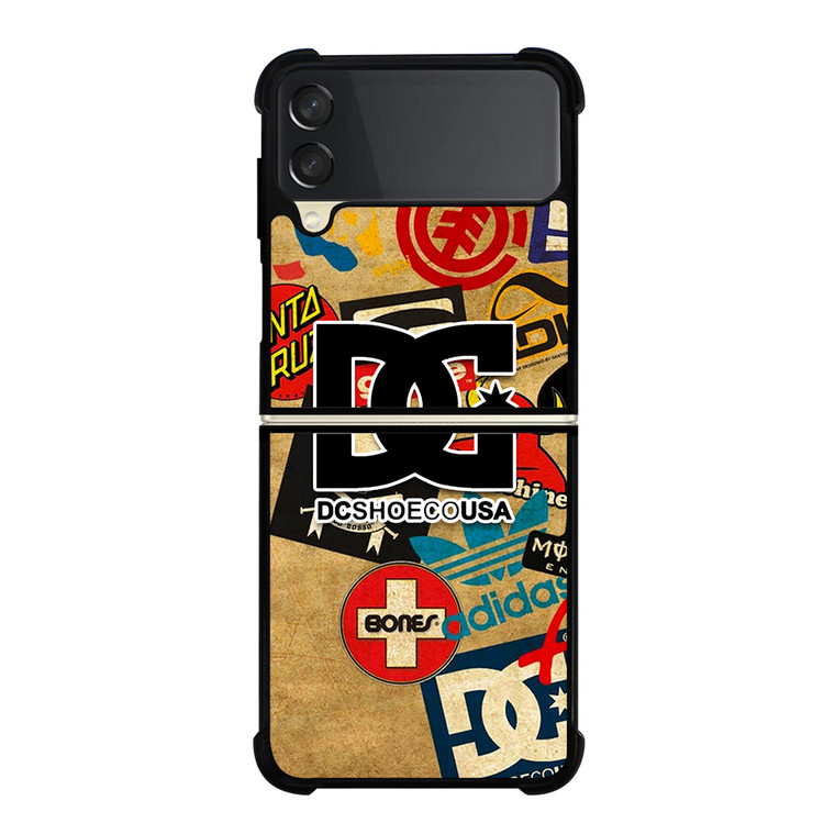 DC SHOE CO USA LOGO Samsung Galaxy Z Flip 3 5G Case Cover