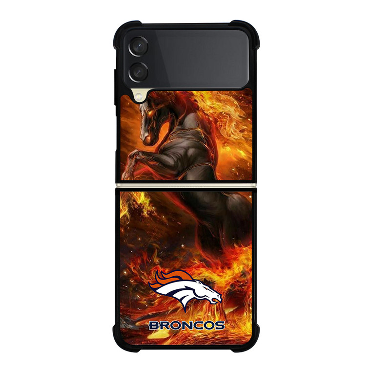 DENVER BRONCOS HORSE Samsung Galaxy Z Flip 3 5G Case Cover