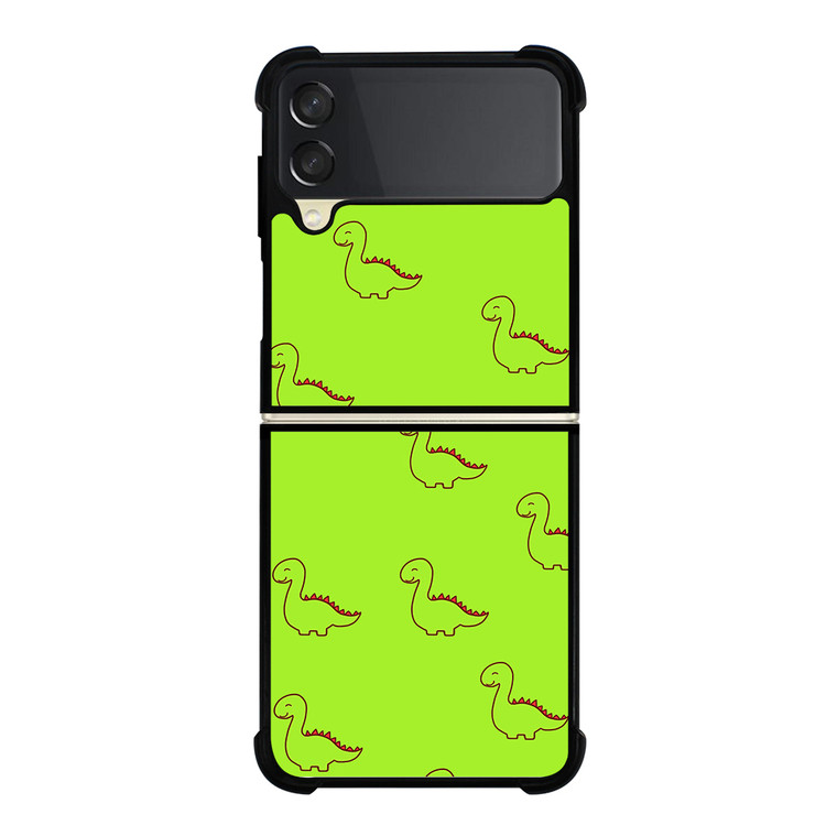 DINOSAUR GREEN Samsung Galaxy Z Flip 3 5G Case Cover