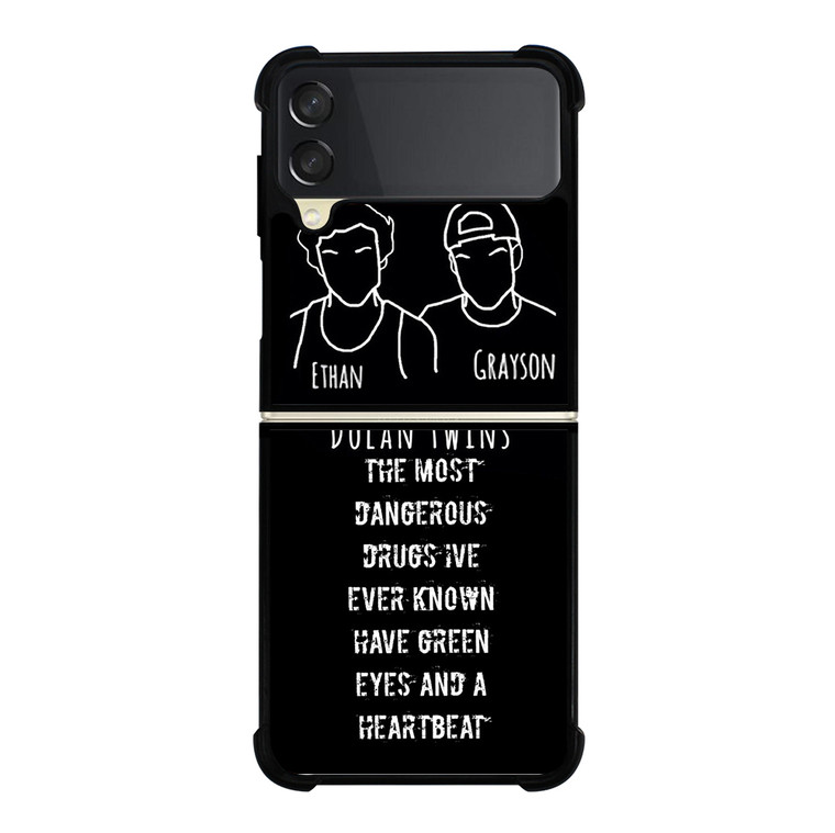 DOLAN TWINS SILHOUETTE Samsung Galaxy Z Flip 3 5G Case Cover